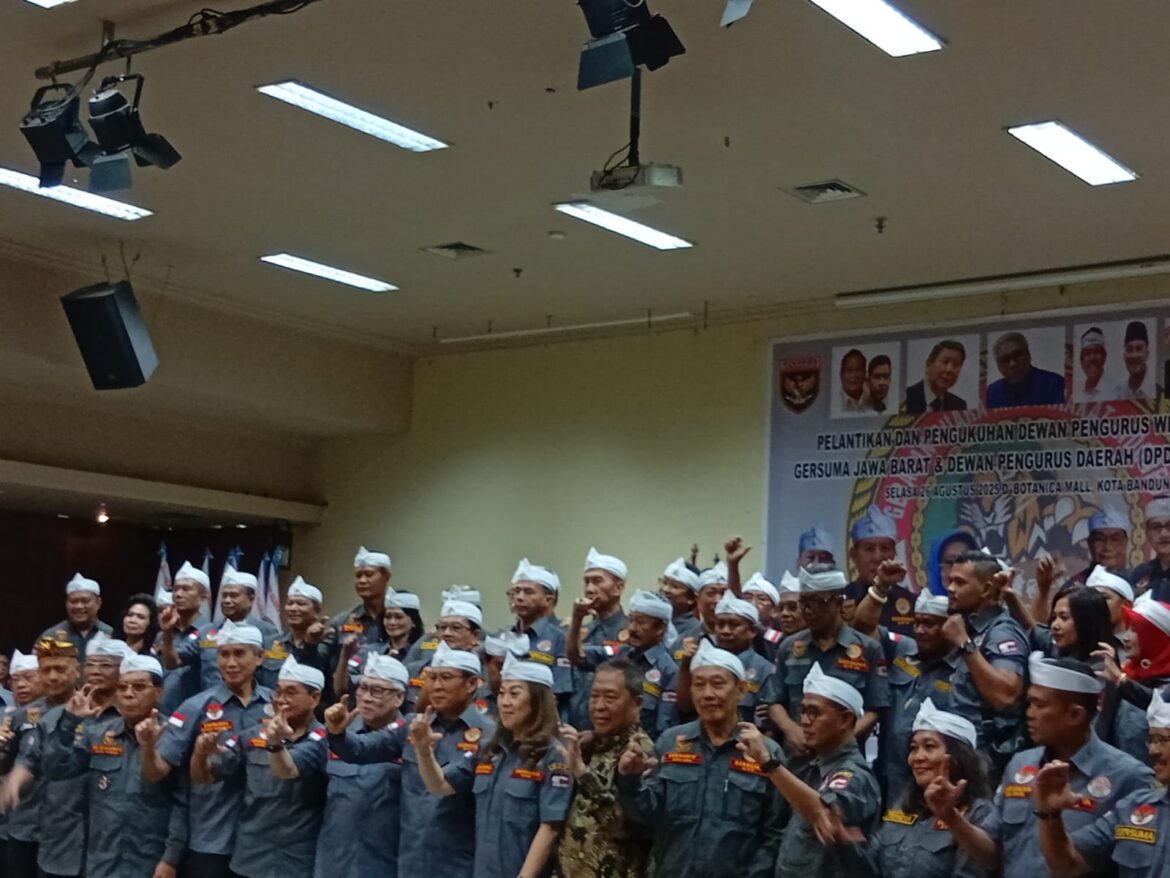 Pelantikan GERSUMA Jawa Barat, Siap Kawal Suara Rakyat